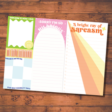 Load image into Gallery viewer, Sarcasm Notepad (funny, gift )