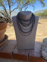 Load image into Gallery viewer, 3mm Sterling Silver Navajo Pearl Style Beaded Necklace: 18 inch
