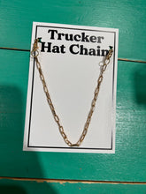 Load image into Gallery viewer, Small Paperclip Trucker Hat Chain: Silver
