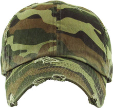 Load image into Gallery viewer, Vintage Distressed Washed Style Baseball Caps: LDM
