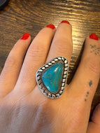 Thunder Mountain Turquoise Ring