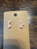 Pink Conch Earrings