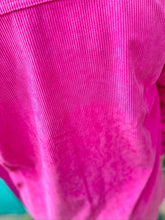 Load image into Gallery viewer, Pink Cadillac Corduroy Shacket - MK210: M / Pink
