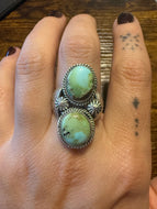 Sonoran Gold two stone Ring
