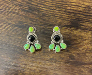 Black Onyx and Green Opal