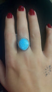 Blue Kingman Turquoise Ring