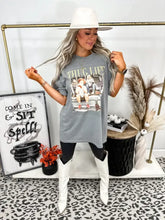 Load image into Gallery viewer, Thug Life Gray Graphic Tee: Large
