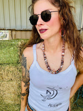 Load image into Gallery viewer, Gigantic Purple Spiny Oyster Necklace
