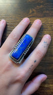 Lapis Adjustable Ring