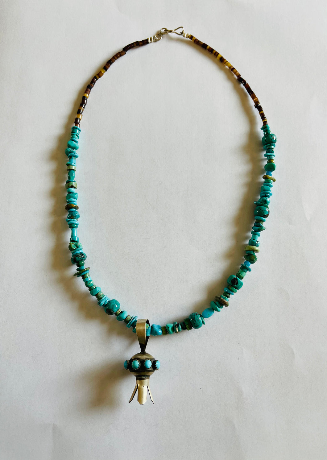 Vintage Beaded Blossom Necklace