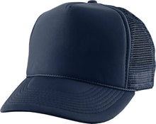 Load image into Gallery viewer, Classic Foam Front Trucker Hat: Navy
