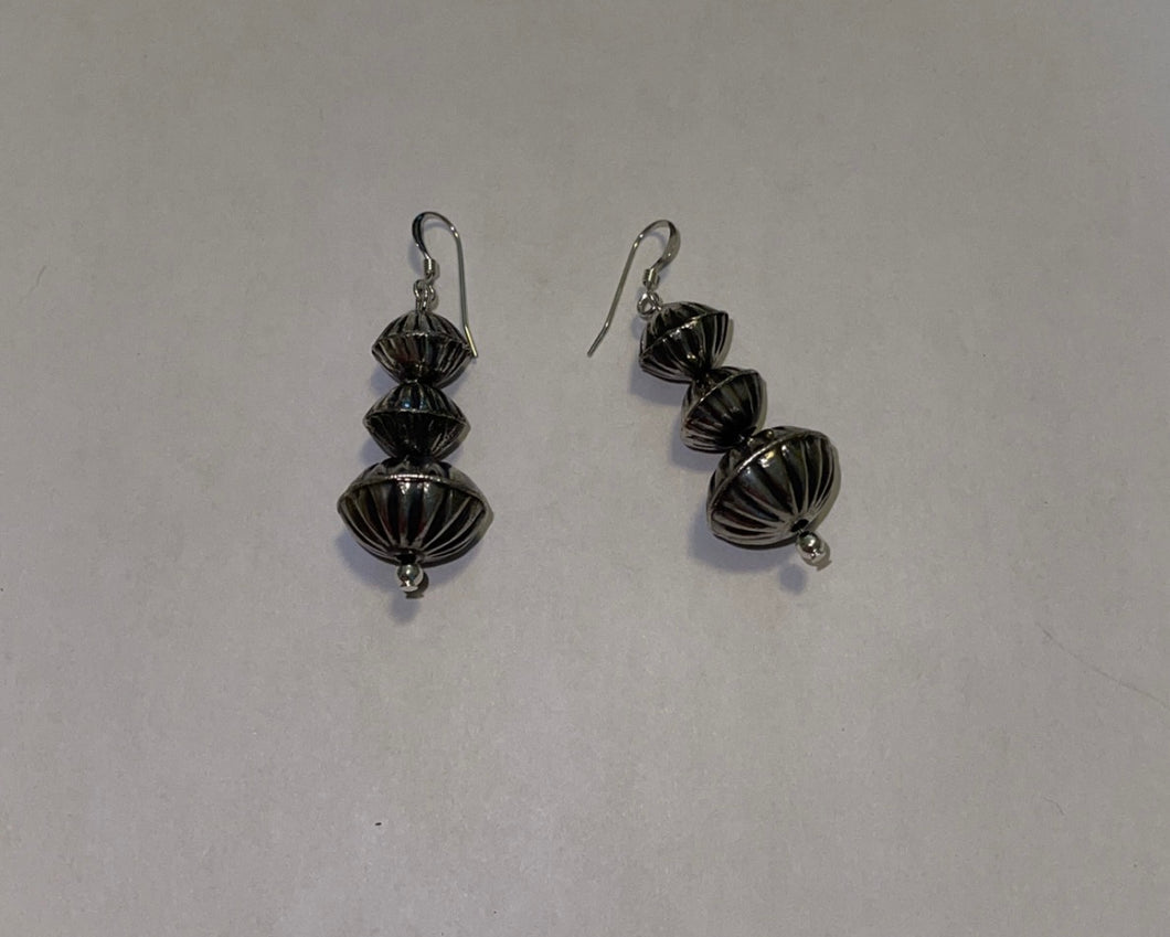 Silver Pearl on French Hooks